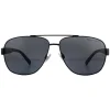 Polo Ralph Lauren Polarised|Aviator^Sunglasses PH3110 926781 Semi Shiny Black Grey Polar