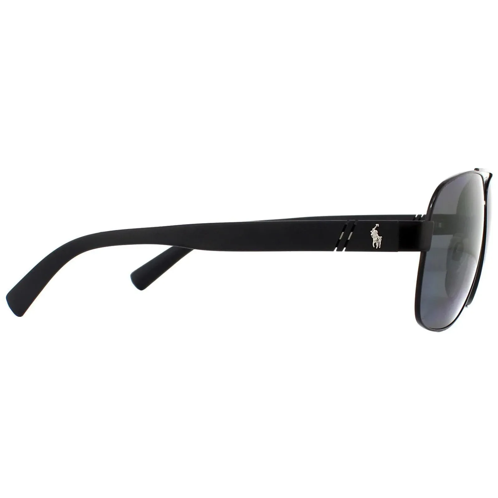 Polo Ralph Lauren Polarised|Aviator^Sunglasses PH3110 926781 Semi Shiny Black Grey Polar