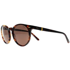 Polo Ralph Lauren Round^Sunglasses PH4151 535173 Shiny New Jerry Tortoise Br