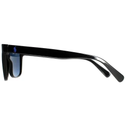Polo Ralph Lauren Rectangle^Sunglasses PH4167 500180 Shiny Black Dark Blue