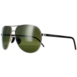 Porsche Design Polarised^Sunglasses P8651 F Palladium Green Polarized