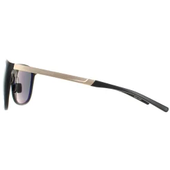 Porsche Design Polarised|Rectangle^Sunglasses P8672 C Black Gold Green Grey Polarized