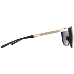 Porsche Design Polarised|Rectangle^Sunglasses P8672 C Black Gold Green Grey Polarized
