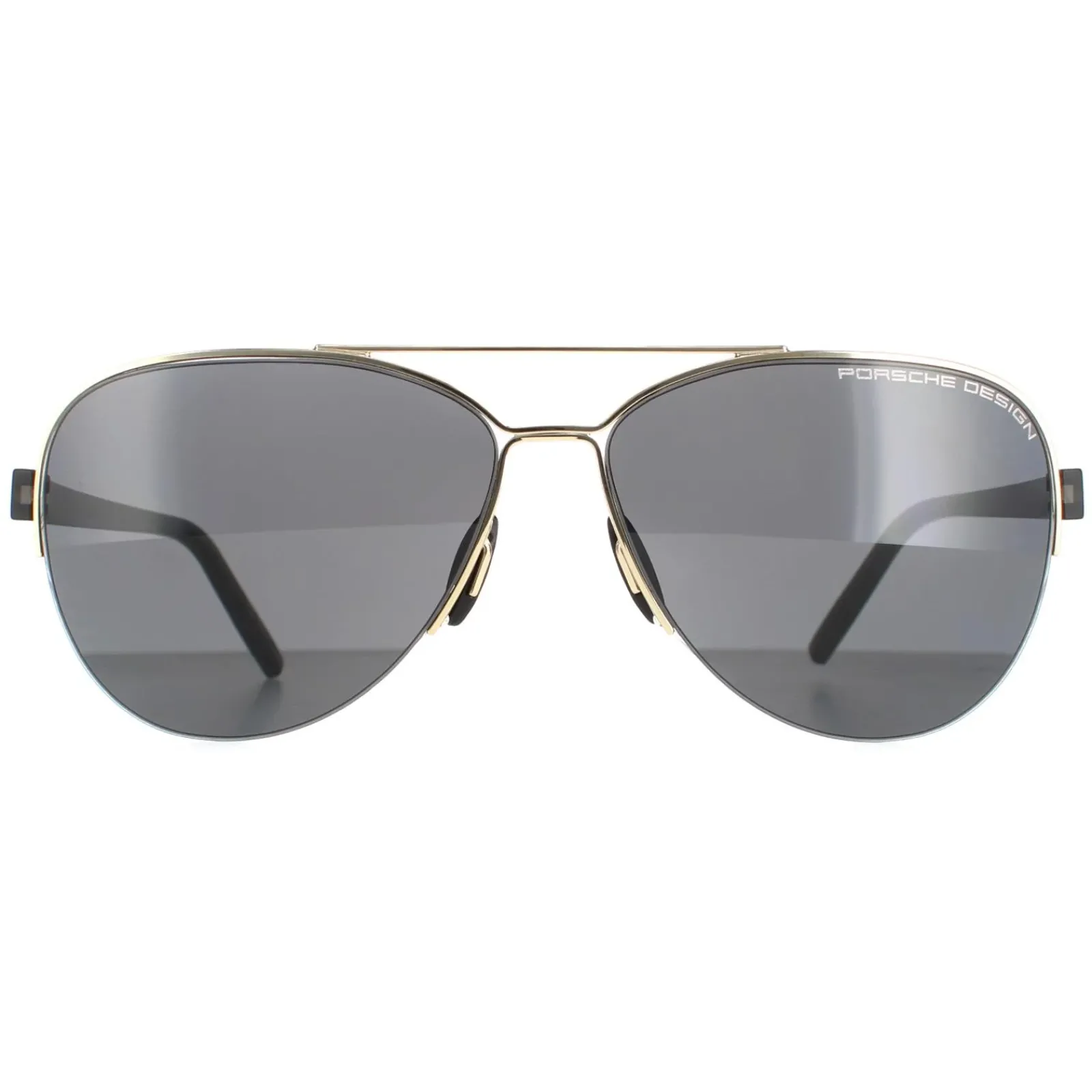 Porsche Design Aviator^Sunglasses P8676 D Gold Grey Blue