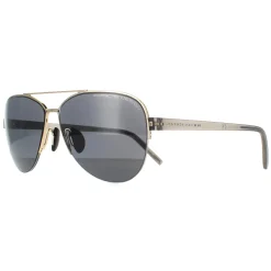 Porsche Design Aviator^Sunglasses P8676 D Gold Grey Blue