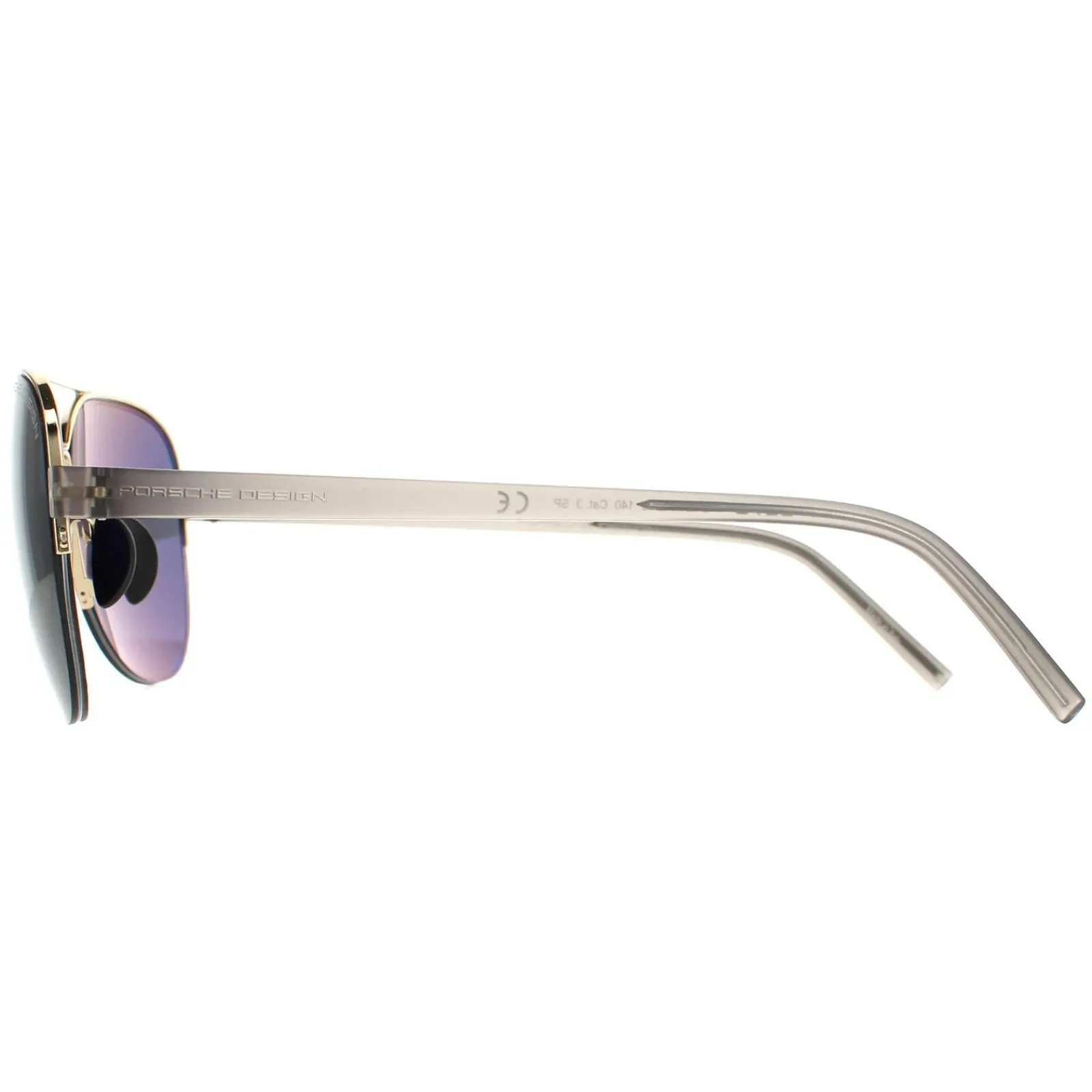 Porsche Design Aviator^Sunglasses P8676 D Gold Grey Blue