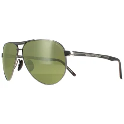 Porsche Design Polarised^Sunglasses P8649 I Gunmetal Green Polarized