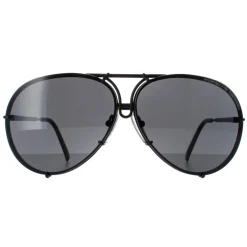 Porsche Design Aviator|Aviator^Sunglasses P8478 D Matte Black Dark Green & Spare Brown