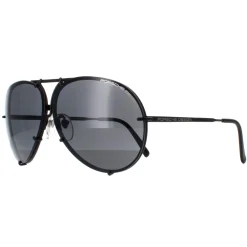 Porsche Design Aviator|Aviator^Sunglasses P8478 D Matte Black Dark Green & Spare Brown