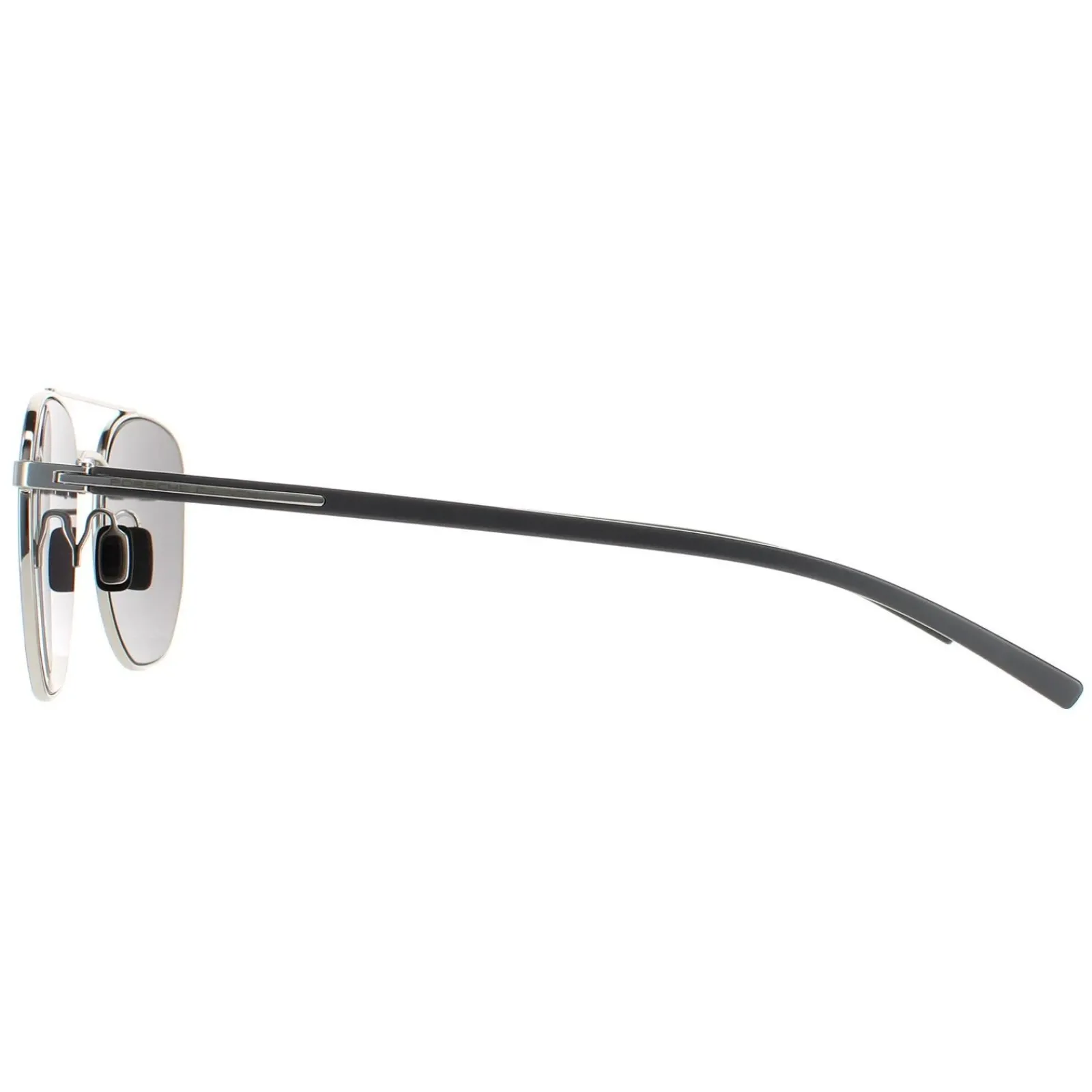 Porsche Design Round^Sunglasses P8695 D Palladium Strong Dark Blue Mirror