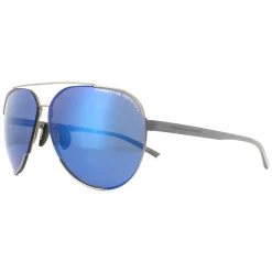 Porsche Design Aviator^Sunglasses P8682 D Gold Blue Silver Mirror