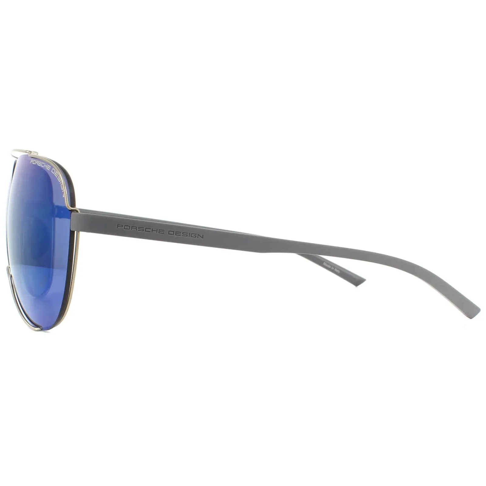 Porsche Design Aviator^Sunglasses P8682 D Gold Blue Silver Mirror