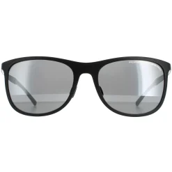 Porsche Design Polarised|Rectangle^Sunglasses P8672 A Grey Transparent Grey Polarized