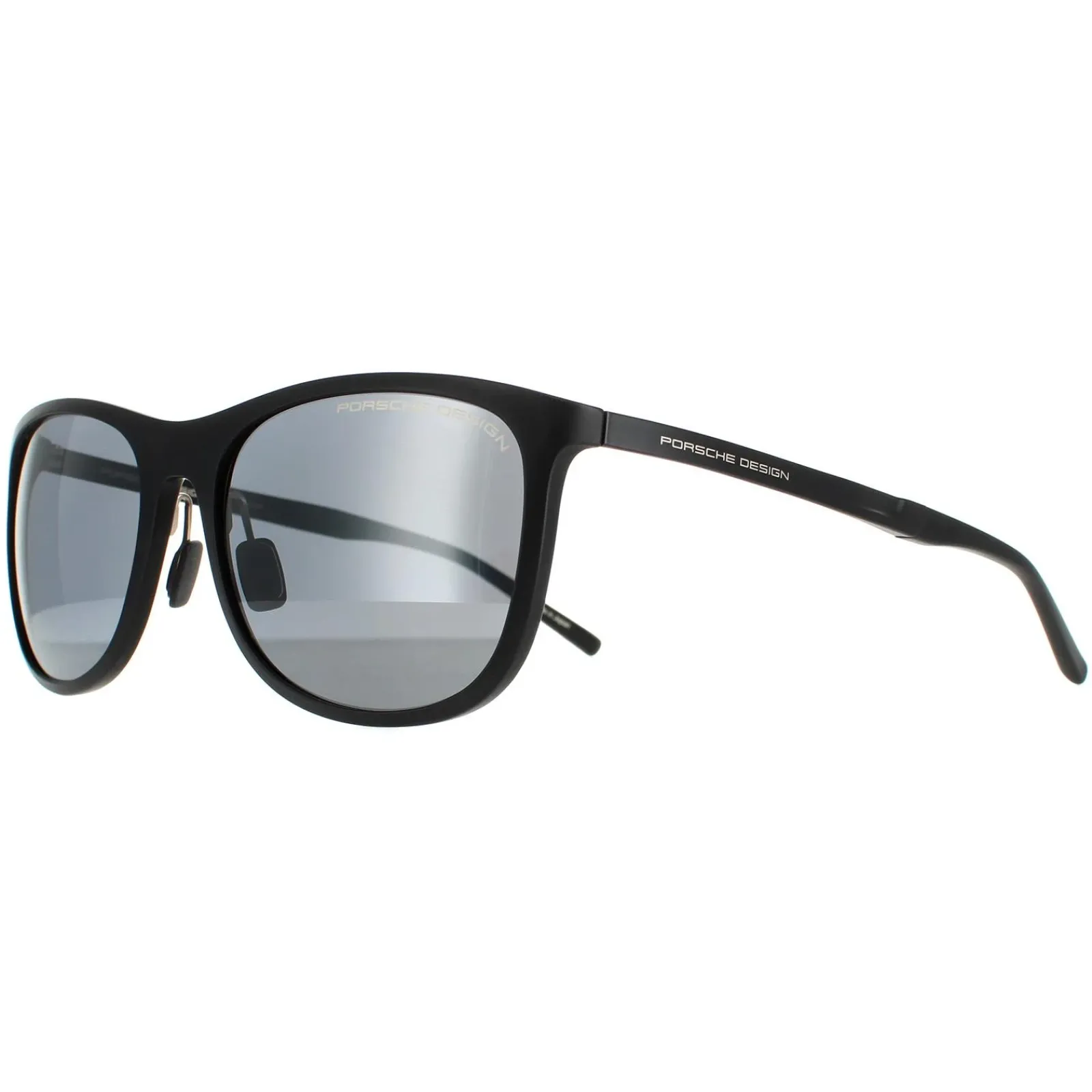 Porsche Design Polarised|Rectangle^Sunglasses P8672 A Grey Transparent Grey Polarized