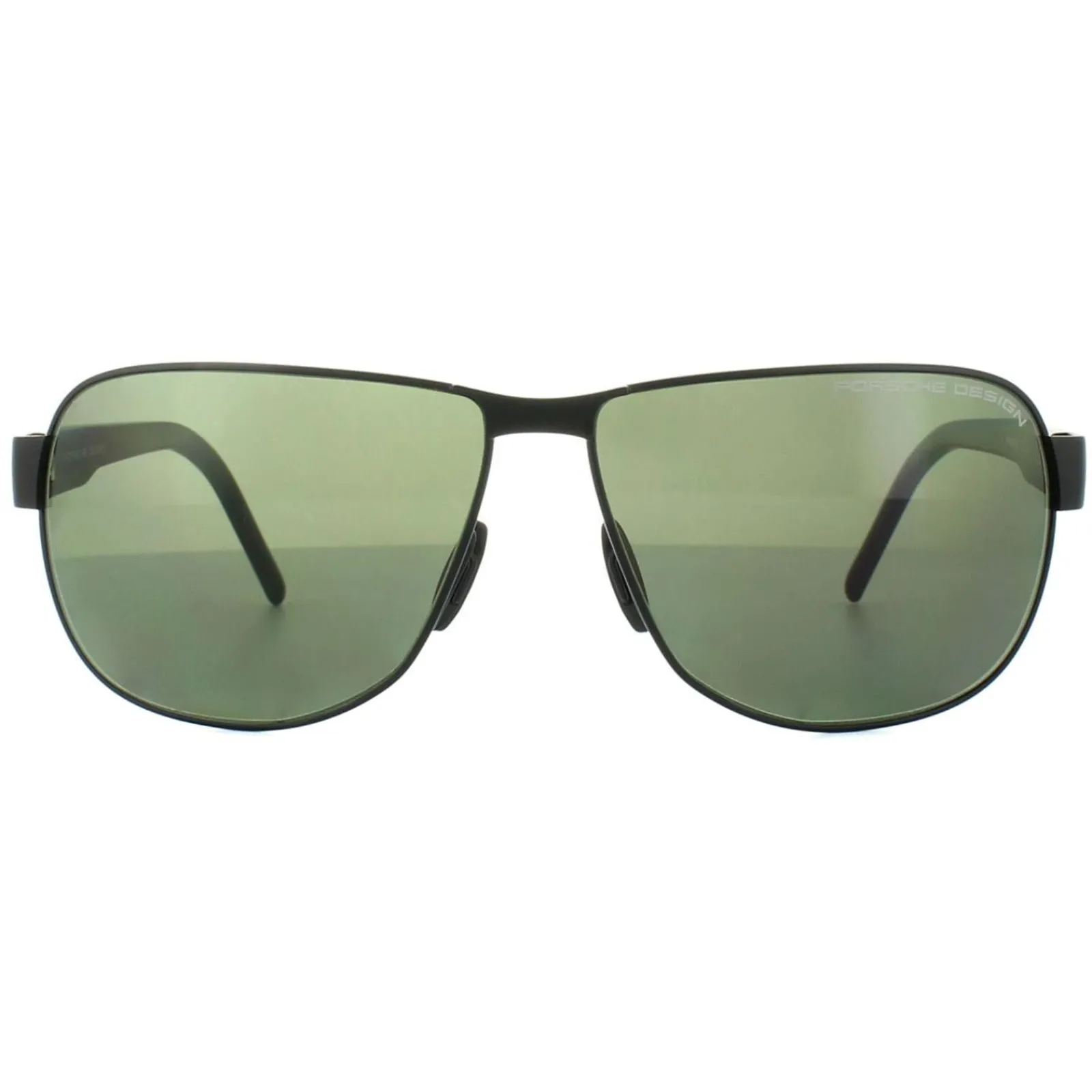 Porsche Design Polarised^Sunglasses P8633 A V401 Black Grey Green Polarized