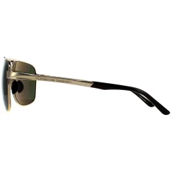 Porsche Design Polarised^Sunglasses P8665 B Gold Green Grey Polarized