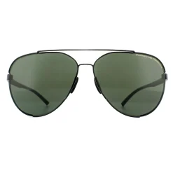 Porsche Design Aviator^Sunglasses P8682 A Matte Black Green