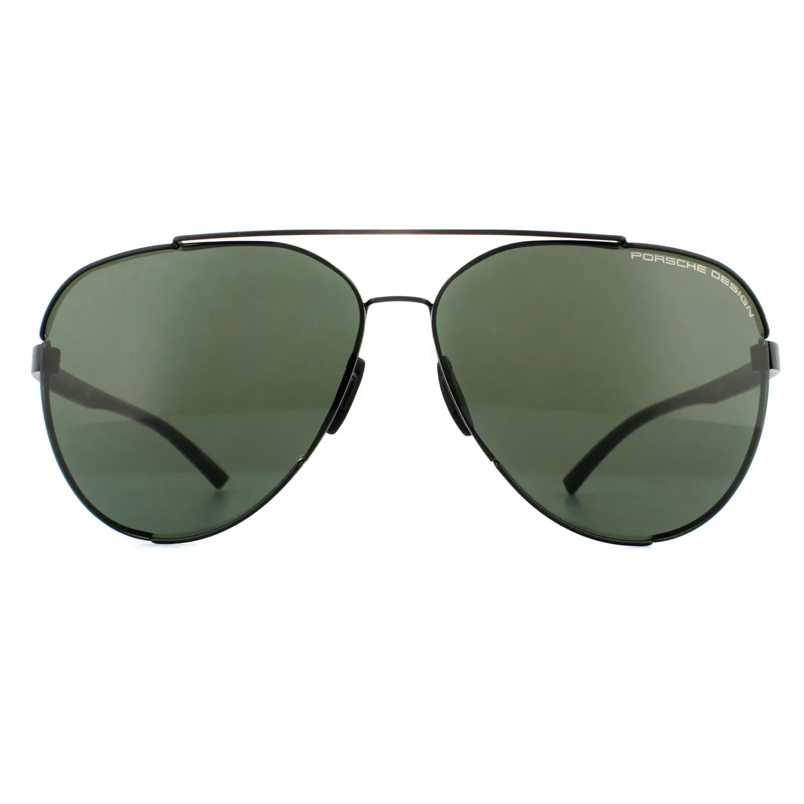 Porsche Design Aviator^Sunglasses P8682 A Matte Black Green