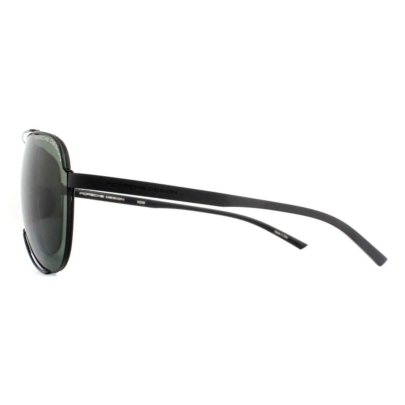 Porsche Design Aviator^Sunglasses P8682 A Matte Black Green