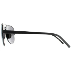 Porsche Design Aviator^Sunglasses P8676 A Black Mercury Silver Mirror