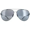 Porsche Design Aviator^Sunglasses P8682 C Matte Black Dark Grey
