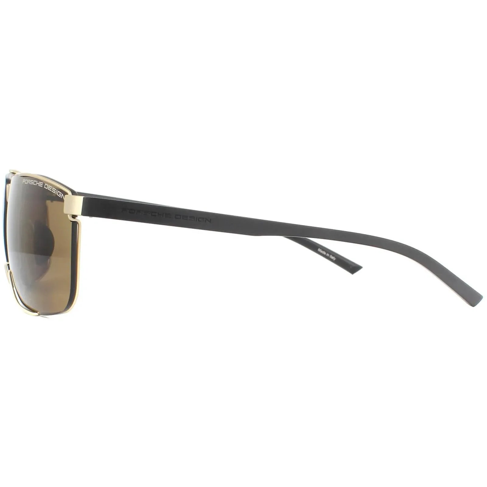 Porsche Design Rimless^Sunglasses P8680 B Gold Brown