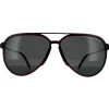 Porsche Design Polarised|Aviator^Sunglasses P8912 B Brown Grey Grey Polarized AR