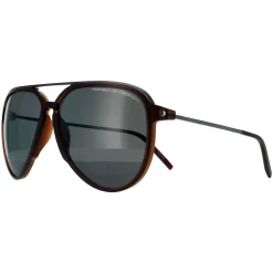Porsche Design Polarised|Aviator^Sunglasses P8912 B Brown Grey Grey Polarized AR