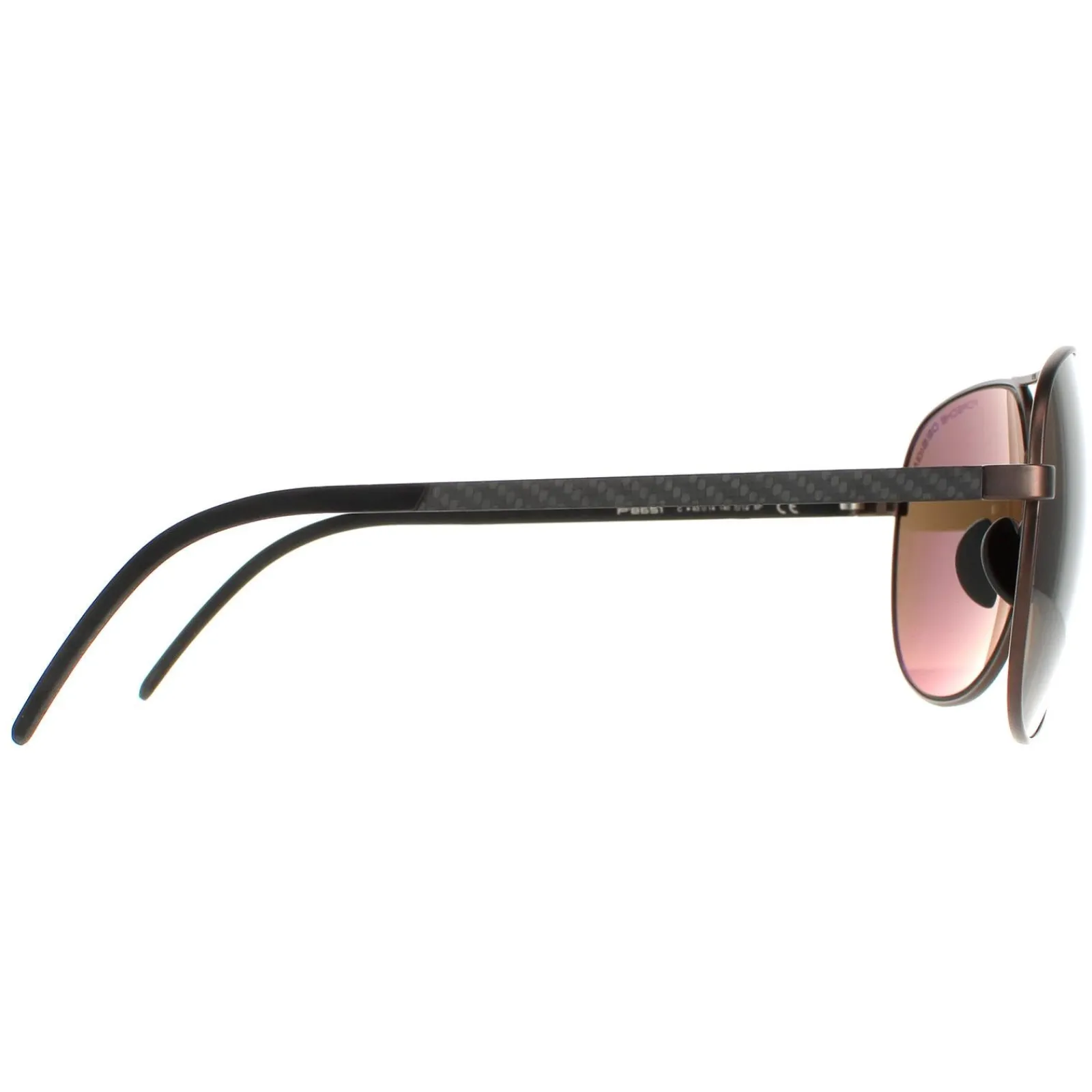 Porsche Design Polarised^Sunglasses P8651 C Brown Brown Polarized