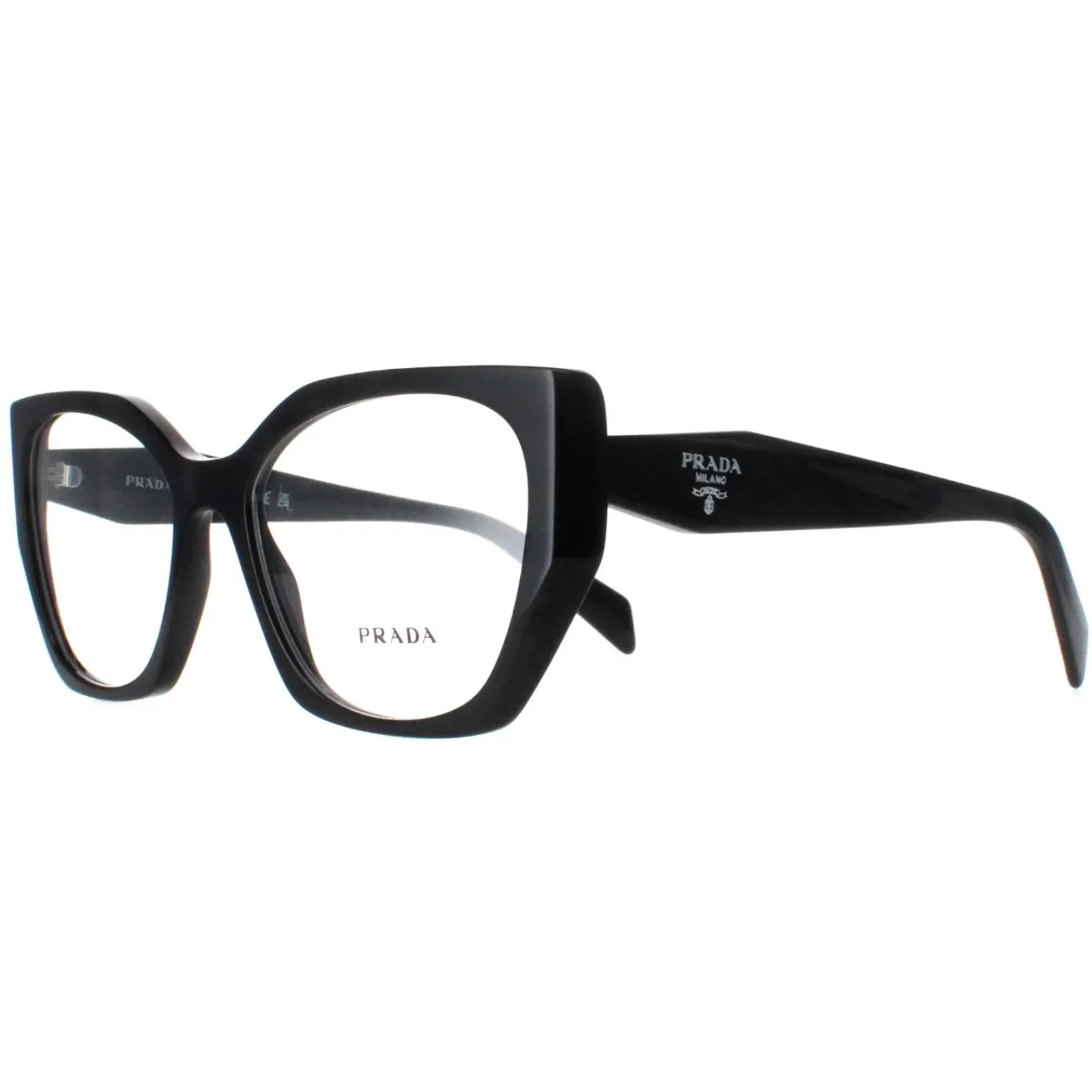 Prada Prada^Eyeglasses PR18WV 1AB1O1 Black Women