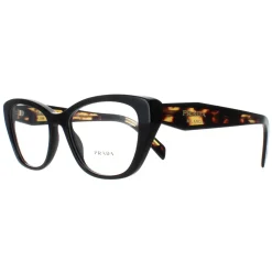 Prada Prada^Eyeglasses PR19WV 1AB1O1 Black Women