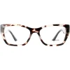 Prada Prada^Eyeglasses PR11YV UAO1O1 Black and White Women