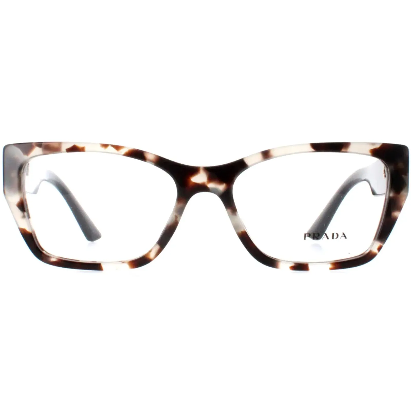 Prada Prada^Eyeglasses PR11YV UAO1O1 Black and White Women