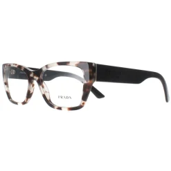 Prada Prada^Eyeglasses PR11YV UAO1O1 Black and White Women