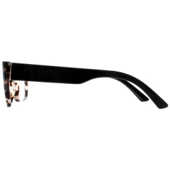 Prada Prada^Eyeglasses PR11YV UAO1O1 Black and White Women