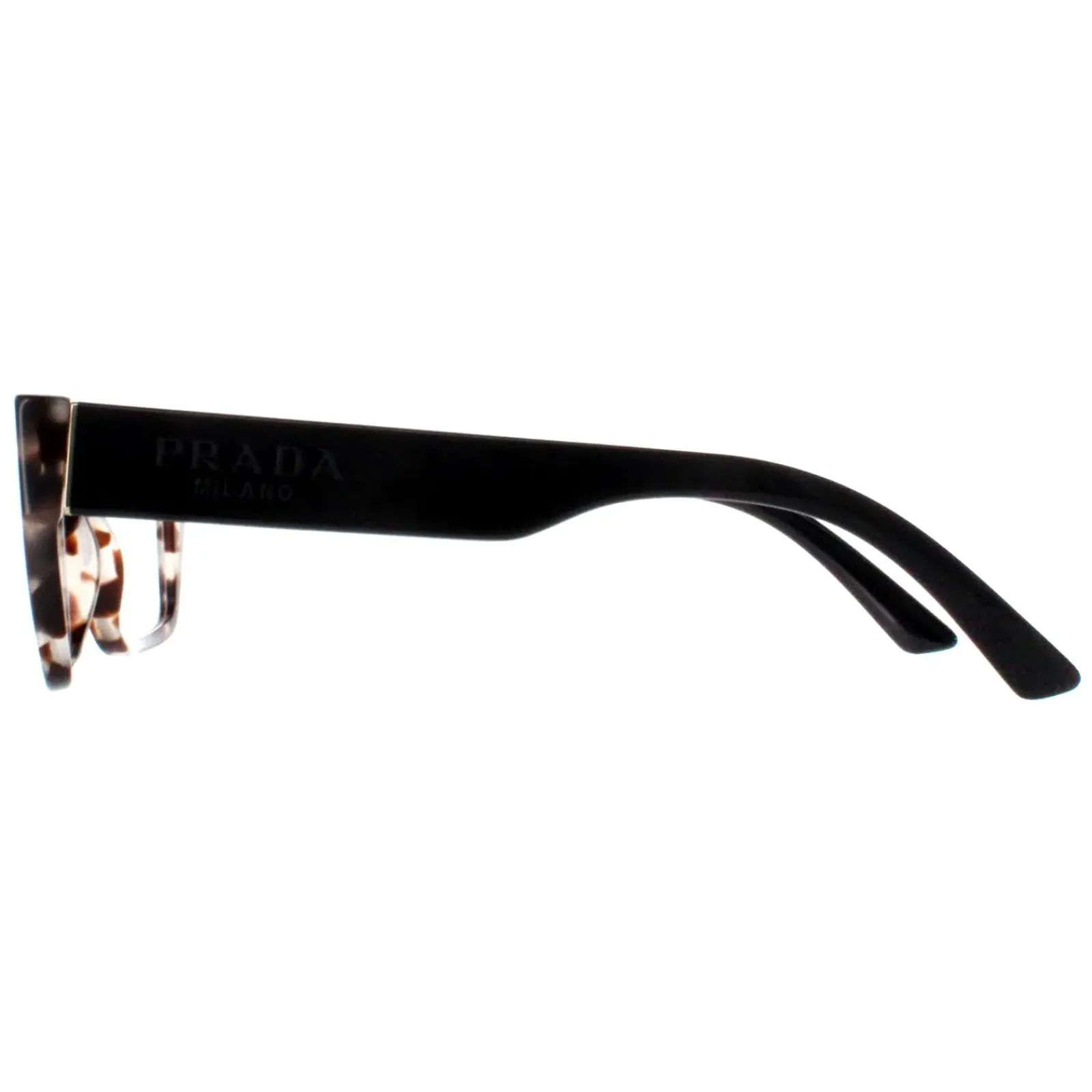 Prada Prada^Eyeglasses PR11YV UAO1O1 Black and White Women