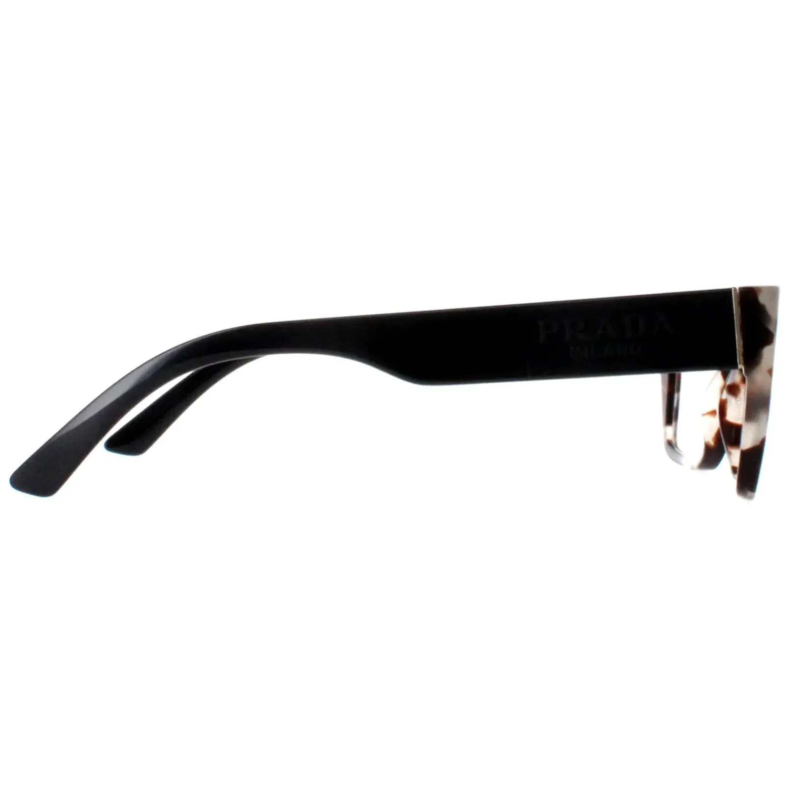 Prada Prada^Eyeglasses PR11YV UAO1O1 Black and White Women