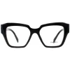 Prada Square|Prada^Eyeglasses PR09ZV 1AB1O1 Black Women