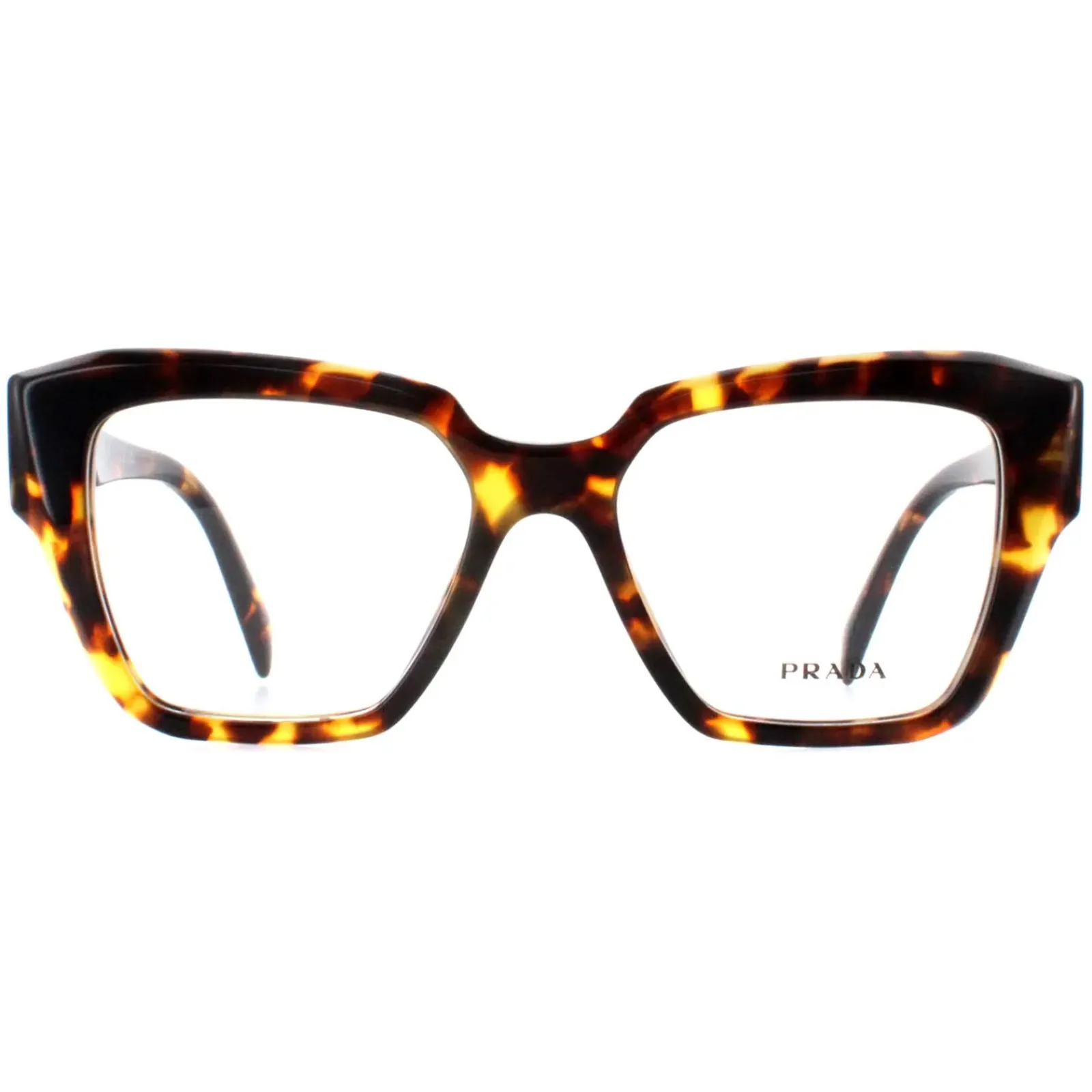 Prada Square|Prada^Eyeglasses PR09ZV VAU1O1 Honey Tortoise Women