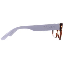Prada Rectangle|Prada^Glasses Frames PR11YV 07R1O1 Caramel Tortoise Women
