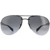 Prada Sport Polarised^Sunglasses 56MS DG05W1 Black Rubber Polarized Grey Gradien