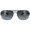 Prada Sport Polarised^Sunglasses 53NS 7AX5W1 Black Grey Gradient Polarized