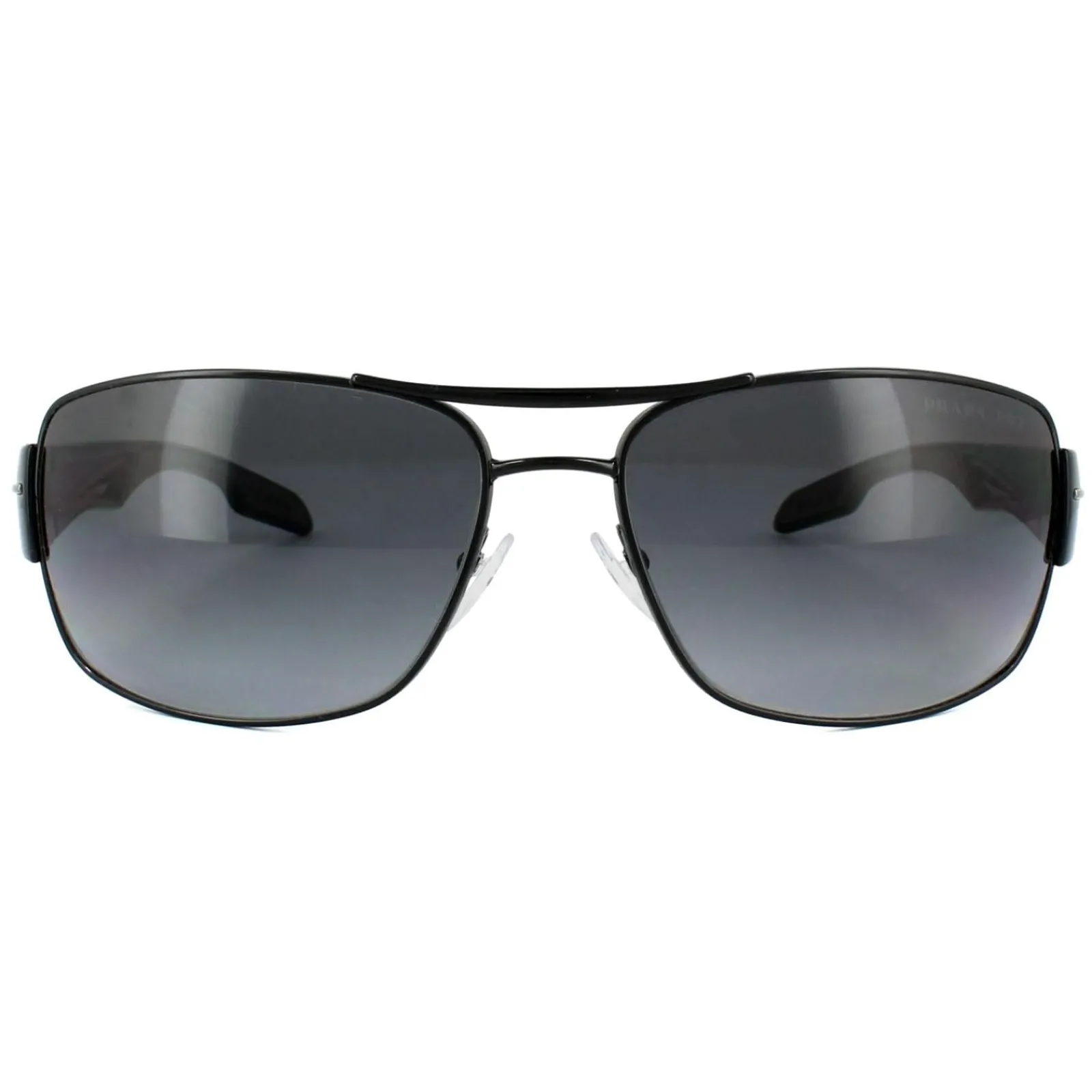 Prada Sport Polarised^Sunglasses 53NS 7AX5W1 Black Grey Gradient Polarized
