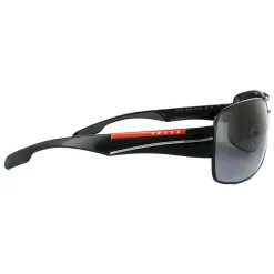 Prada Sport Polarised^Sunglasses 53NS 7AX5W1 Black Grey Gradient Polarized