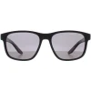 Prada Sport Polarised|Rectangle^Sunglasses PS06YS DG002G Black Rubber Dark Grey Polarized