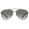 Prada Sport Aviator^Sunglasses PS54TS 5AV3M1 Gunmetal Grey Gradient 58mm