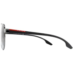 Prada Sport Aviator^Sunglasses PS54TS 5AV3M1 Gunmetal Grey Gradient 58mm
