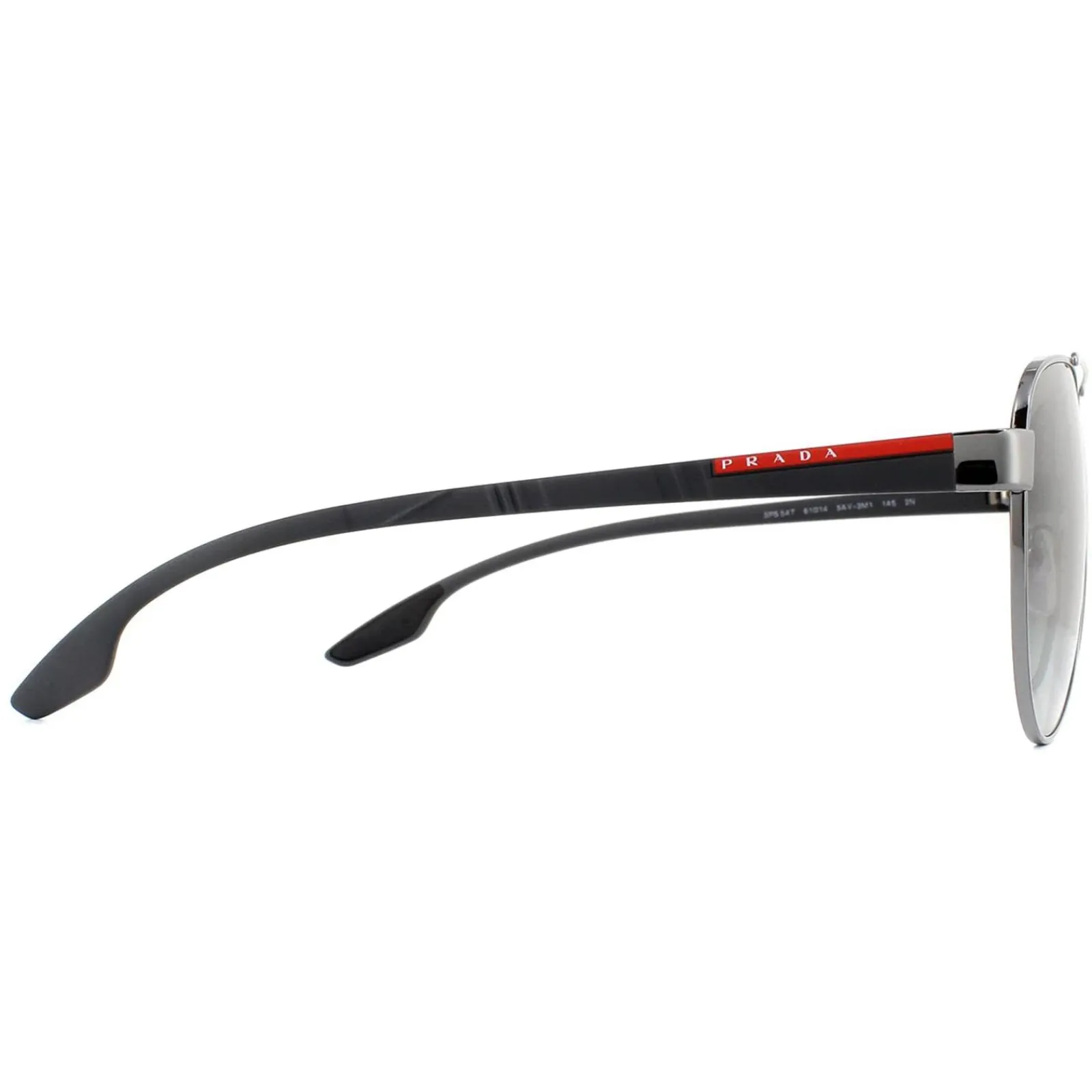 Prada Sport Aviator^Sunglasses PS54TS 5AV3M1 Gunmetal Grey Gradient 58mm