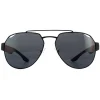 Prada Sport Polarised^Sunglasses PS57US DG05Z1 Black Rubber Grey Polarized