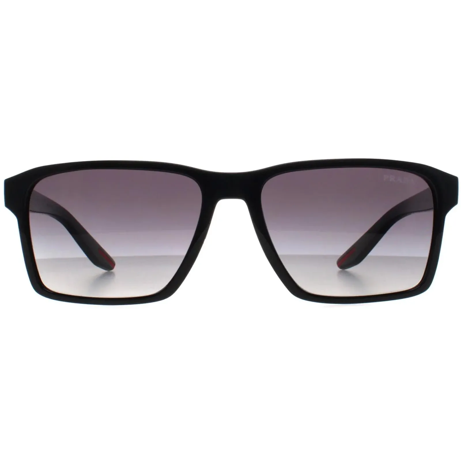 Prada Sport Rectangle^Sunglasses PS05YS 1AB09U Black Grey Gradient